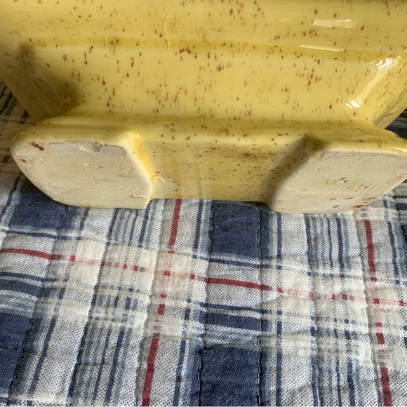 MCM Vintage Yellow Planter, Cottage Mod Tablescape Succulent - Picture 10 of 13